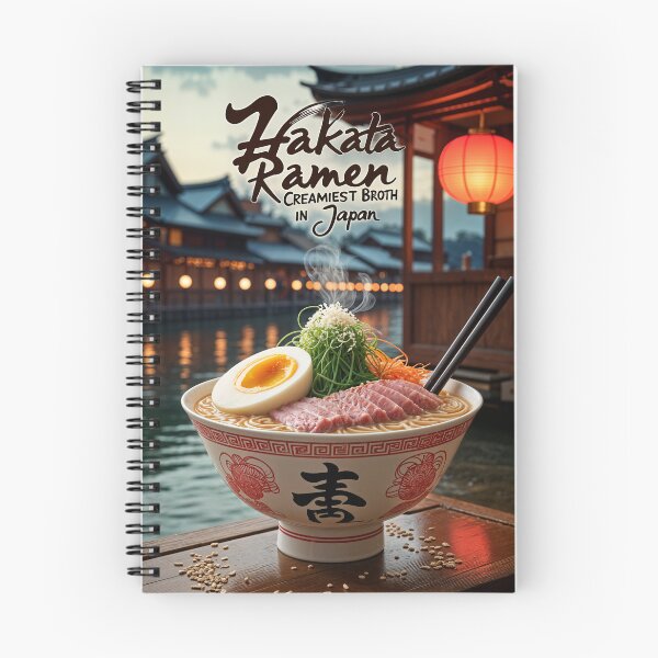 Item preview, Hakata Tonkotsu Ramen Poster – Fukuoka’s Creamy Noodle Icon designed and sold by Ceemko's Vintage Corner.