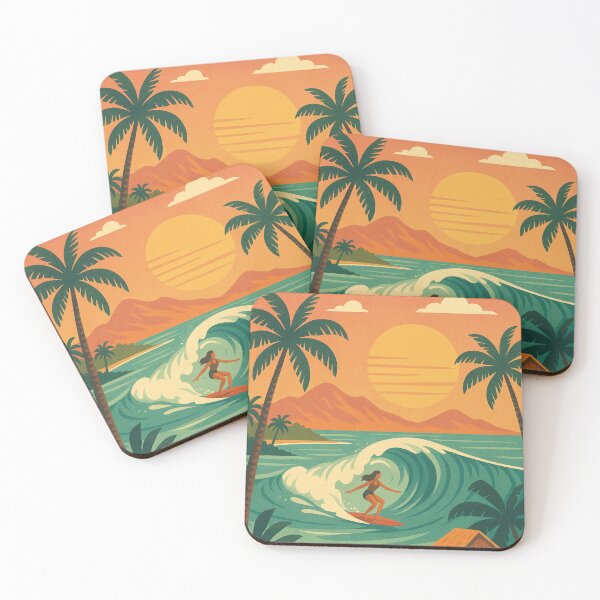 Item preview, Siargao Sunset Phillipines Surfing designed and sold by Aryabek.
