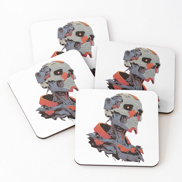 Item preview, Mecha Skull Design - Cyborg Skeleton Machine designed and sold by bapupa.