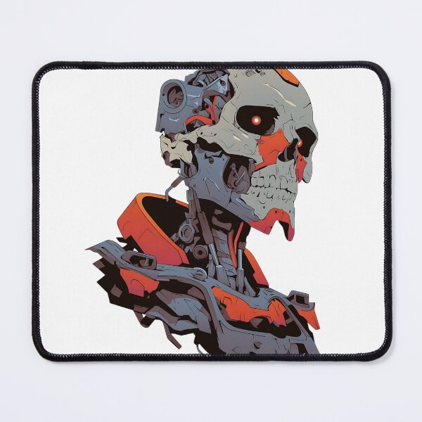 Item preview, Mecha Skull Design - Cyborg Skeleton Machine designed and sold by bapupa.
