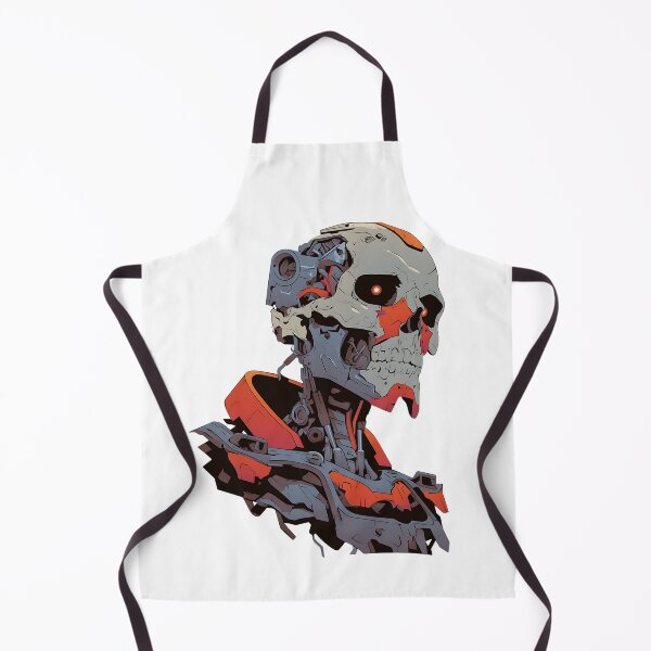 Item preview, Mecha Skull Design - Cyborg Skeleton Machine designed and sold by bapupa.