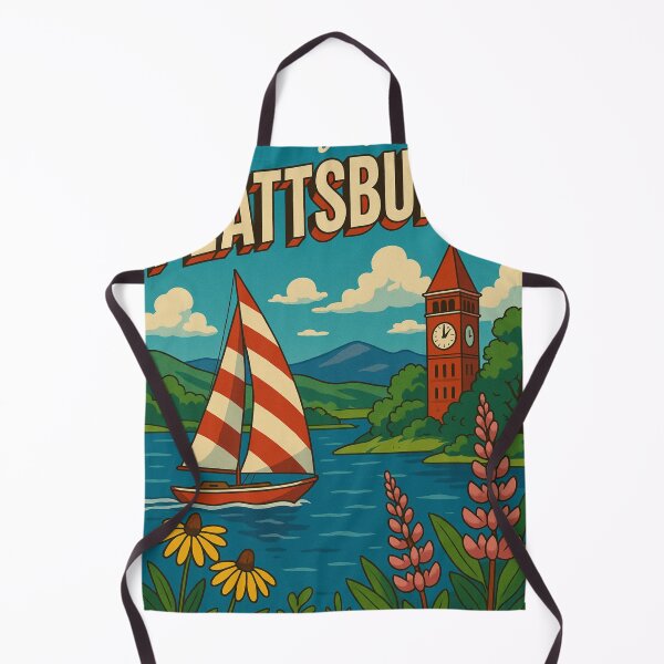 Item preview, Greetings from Plattsburgh Lake Sail designed and sold by Aryabek.