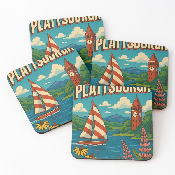 Item preview, Greetings from Plattsburgh Lake Sail designed and sold by Aryabek.