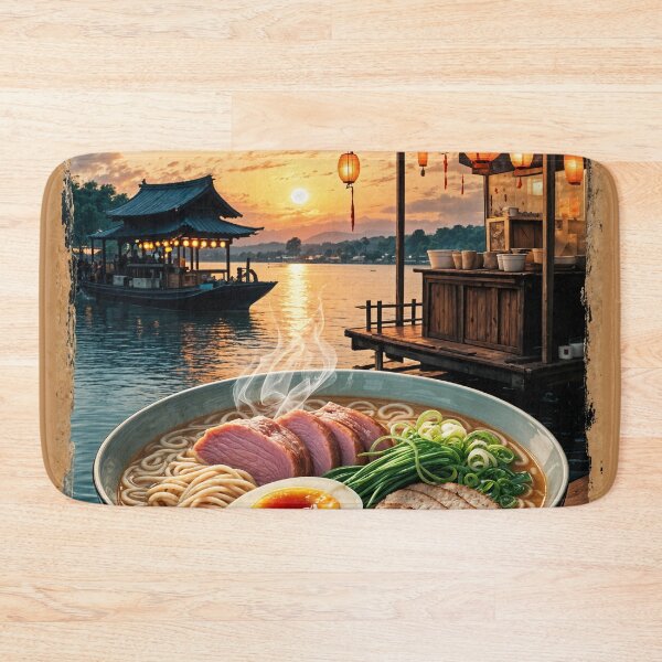 Item preview, Hakata Tonkotsu Vintage Ramen Poster – Fukuoka’s Creamy Noodle designed and sold by Ceemko's Vintage Corner.