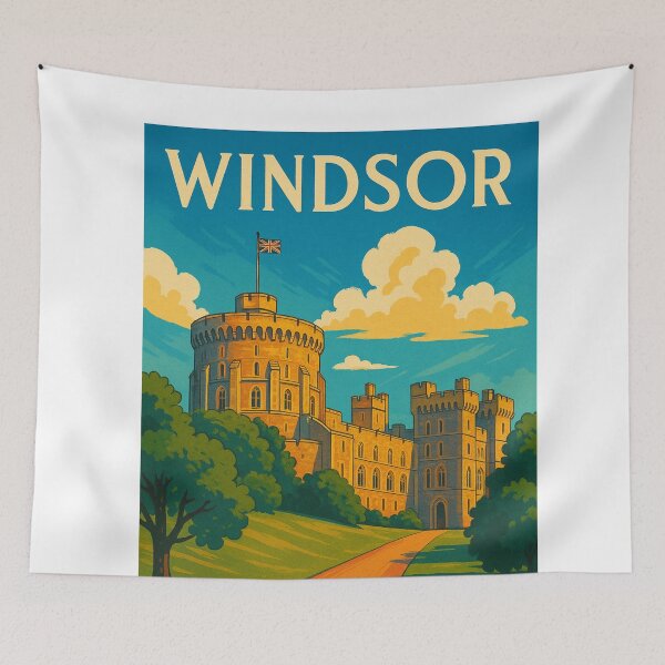 Item preview, Windsor Castle in the Sun Berkshire  designed and sold by Aryabek.