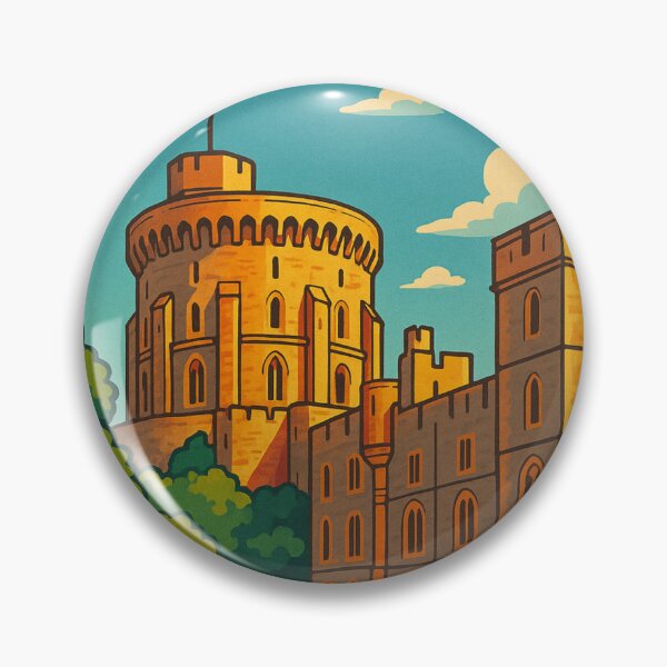 Item preview, Windsor Castle Tower View United Kingdom designed and sold by Aryabek.