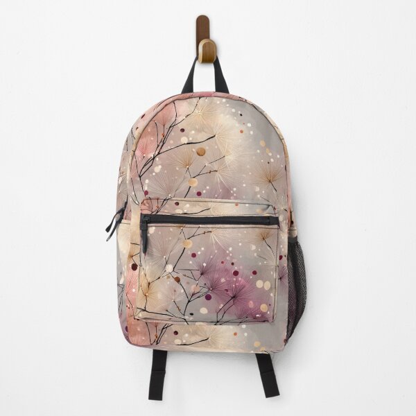 Item preview, Delicate Botanical Pattern with Airy Flowers and Soft Dots designed and sold by Moisky Patterns.