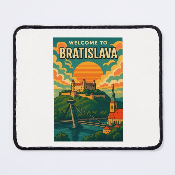 Item preview, Bratislava Cityscape and Danube View designed and sold by Places On Earth.