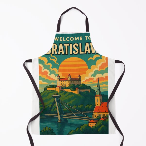 Item preview, Bratislava Cityscape and Danube View designed and sold by Places On Earth.