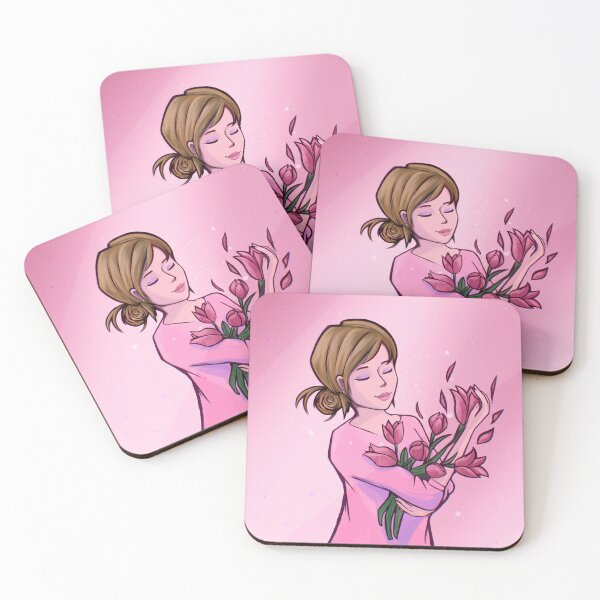 Item preview, Pink tulips designed and sold by Akisa_.