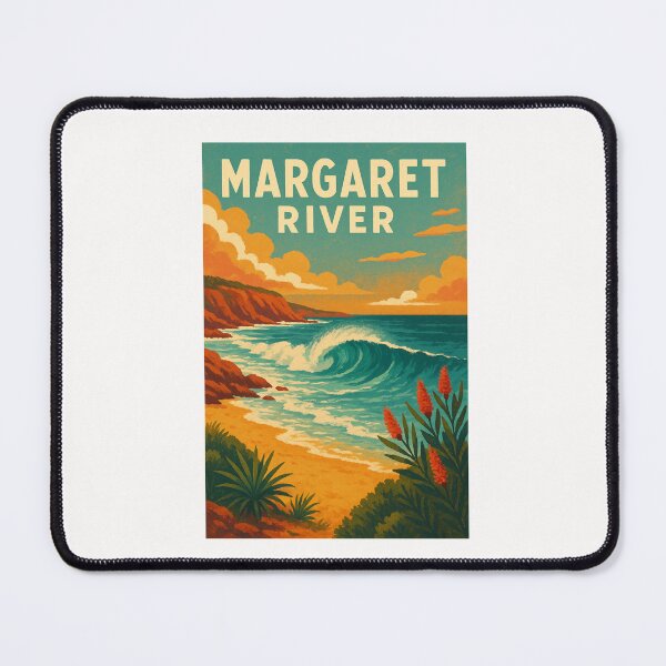 Item preview, Margaret River Western Australia Coastal View with Waves and Cliffs designed and sold by Places On Earth.