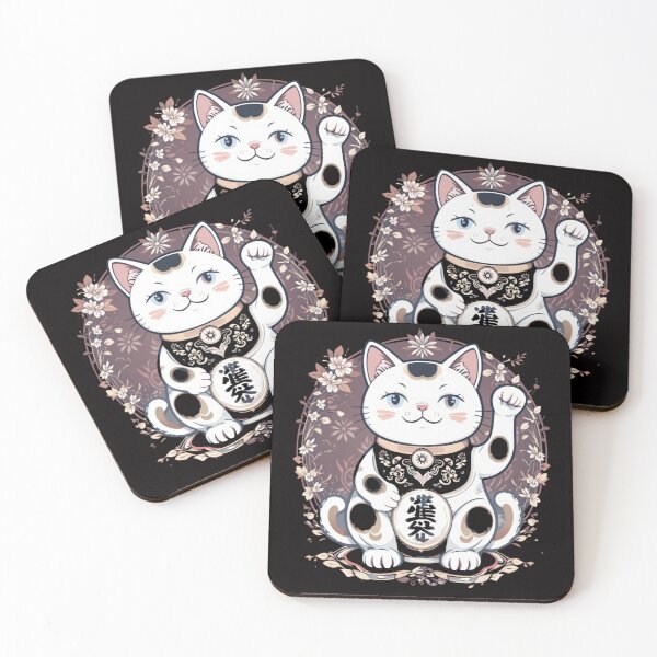 Item preview, Chinese lucky cat designed and sold by whatthefoxsays.