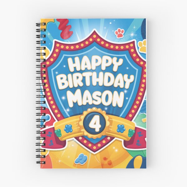 Item preview, Mason’s 4th Birthday designed and sold by whatifsticks.