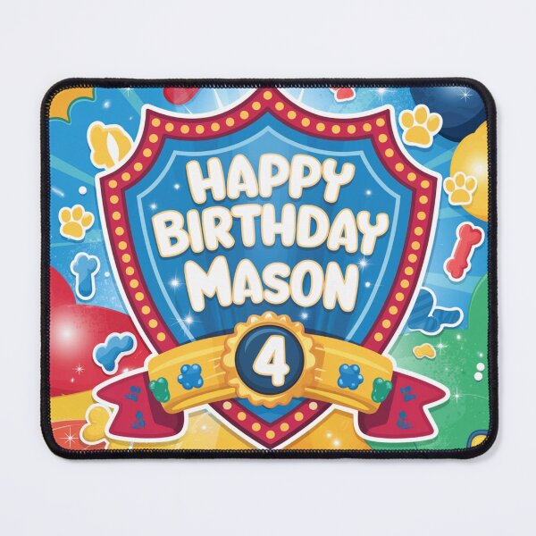 Item preview, Mason’s 4th Birthday designed and sold by whatifsticks.