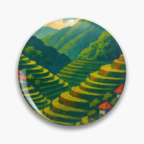 Item preview, Banaue Rice Terraces Mountain Landscape Luzon Philippines designed and sold by Places On Earth.