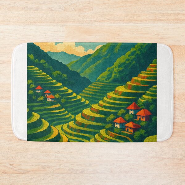 Item preview, Banaue Rice Terraces Mountain Landscape Luzon Philippines designed and sold by Places On Earth.