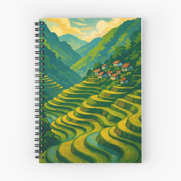 Item preview, Banaue Ifugao Mountain Rice Fields and Rural Village Scene designed and sold by Places On Earth.
