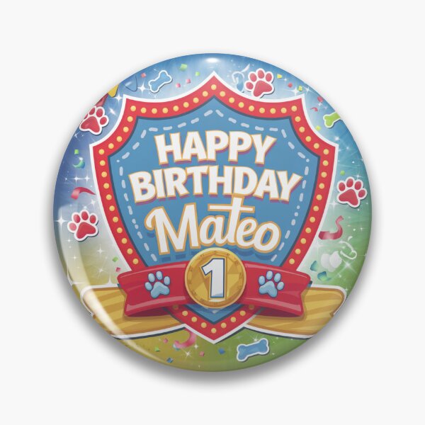 Item preview, Mateo’s 1st Birthday designed and sold by whatifsticks.