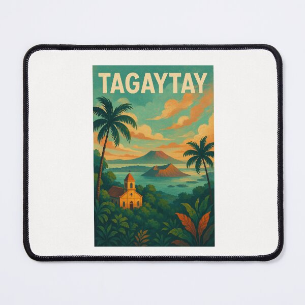 Item preview, Tagaytay Scenic Church and View of Taal Volcano and Lake designed and sold by Places On Earth.
