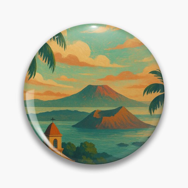 Item preview, Tagaytay Scenic Church and View of Taal Volcano and Lake designed and sold by Places On Earth.