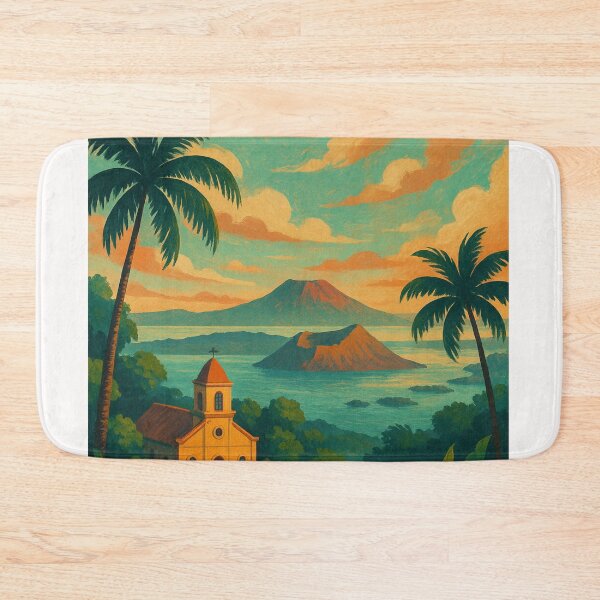 Item preview, Tagaytay Scenic Church and View of Taal Volcano and Lake designed and sold by Places On Earth.