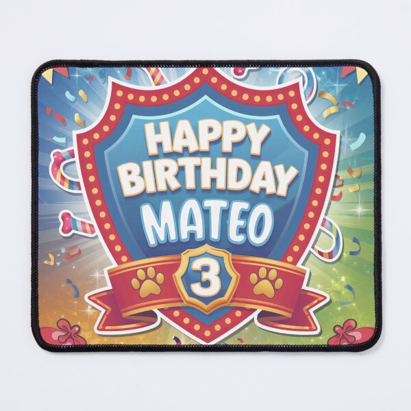 Item preview, Mateo’s 3rd Birthday designed and sold by whatifsticks.
