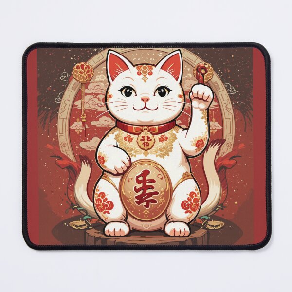 Item preview, Chinese lucky cat designed and sold by whatthefoxsays.