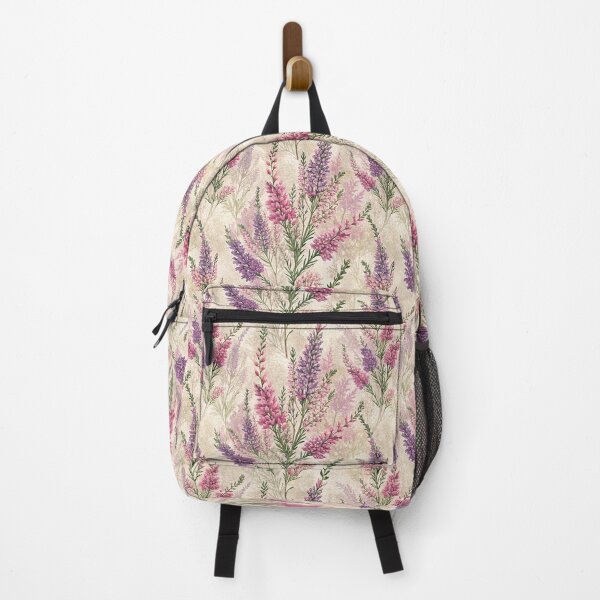Item preview, A beautiful pattern of pink and purple Heather flowers designed and sold by Merrylands Artshop.