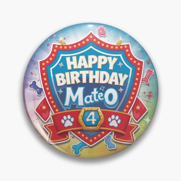 Item preview, Mateo’s 4th Birthday designed and sold by whatifsticks.