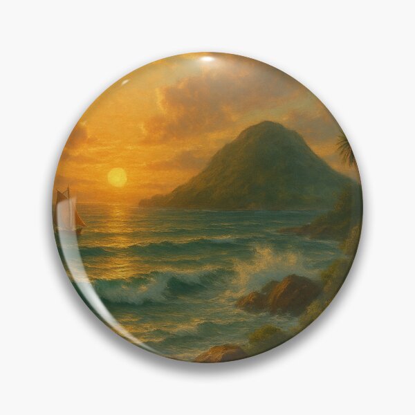 Item preview, Bay of Plenty New Zealand Sunset Coastline with Sailboat designed and sold by Places On Earth.