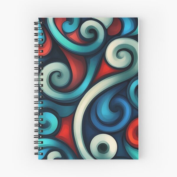 Item preview, New Zealand Māori Paua Pattern Koru Design 395 designed and sold by GrinGalore.