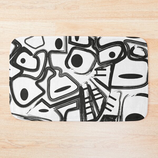 Item preview, Frammenti – Abstract Noise in Black & White designed and sold by pinovolpino.