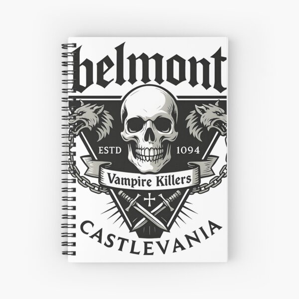 Artikel-Vorschau von Belmont Vampirjäger | Castlevania Fanart | Gothic-Logo-Design für Netflix Warriors, designt und verkauft von WAUZ.