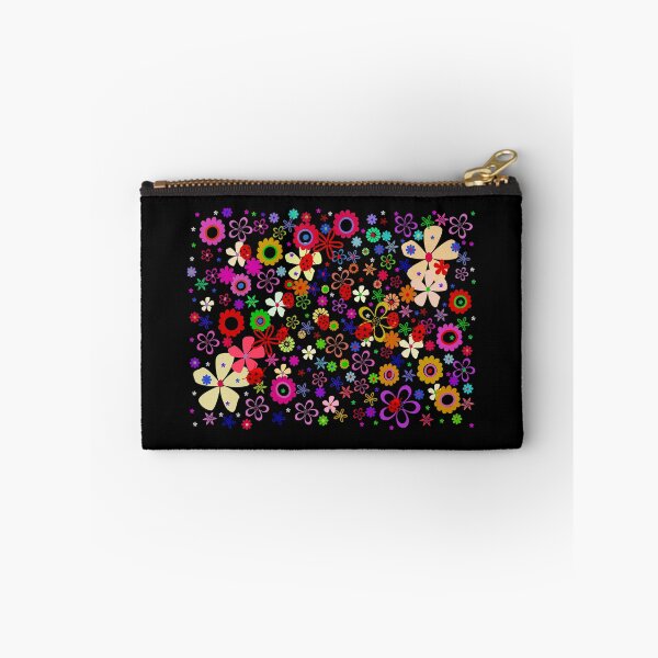 Item preview, Floral print on black designed and sold by manoloshoping.