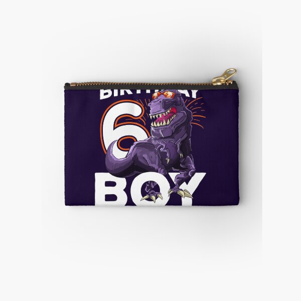 Item preview, Funny T-Rex Birthday Boy 6 Dinosaur Kids 6th Birthday Shirt designed and sold by iceteeselling.