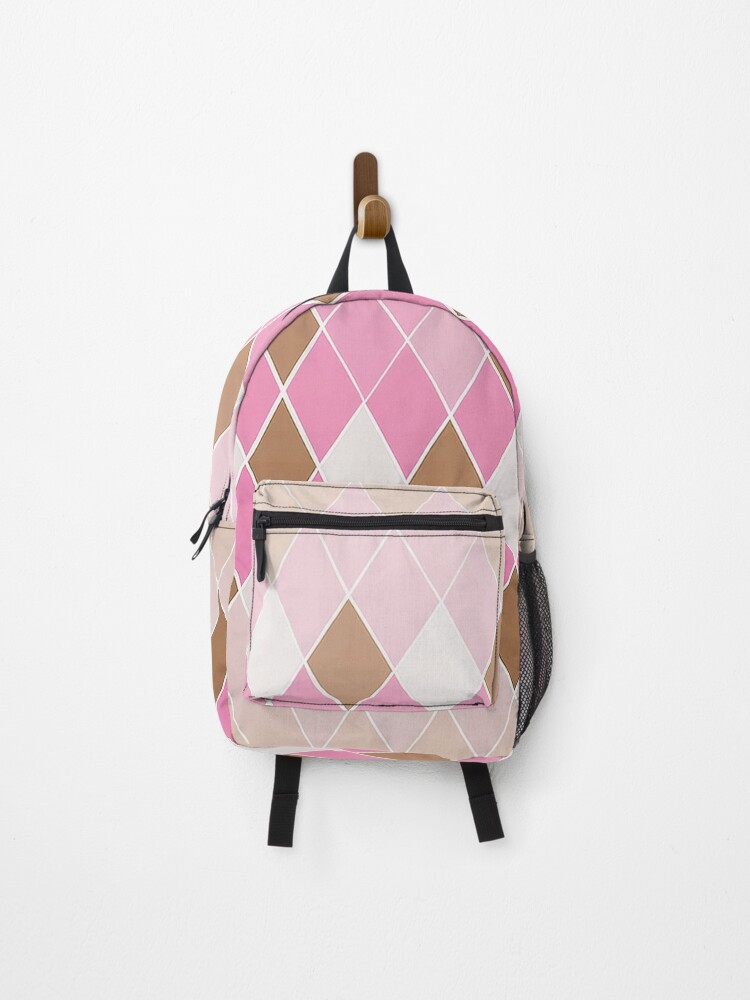 Thumbnail 1 of 3, Backpack, Checkered print - Raloel designed and sold by Raloel.