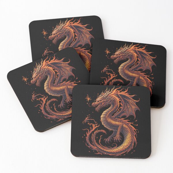 Item preview, Fire dragon designed and sold by whatthefoxsays.