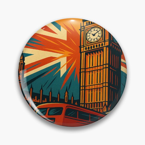 Artikelvorschau, London Pop Art – Union Jack Vibes entworfen und verkauft von StudioCultura.