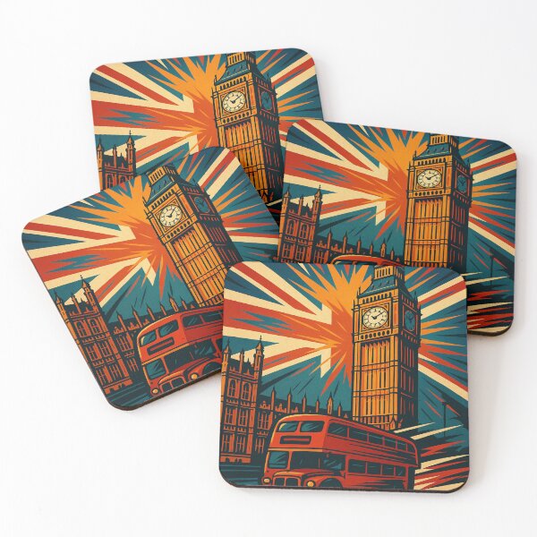 Item preview, London Pop Art – Union Jack Vibes designed and sold by StudioCultura.