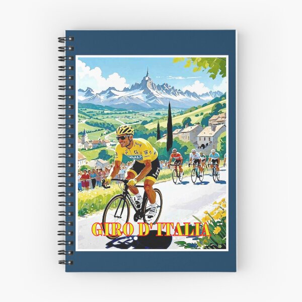 Item preview, GIRO D ITALIA: Colorful Vintage Bicycle Racing Advertising  Print designed and sold by posterbobs.