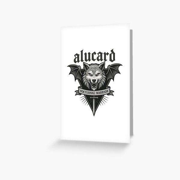 Item preview, Alucard Nocturnal Warrior | Castlevania Fanart | Gothic Logo for Netflix Fans designed and sold by WAUZ.