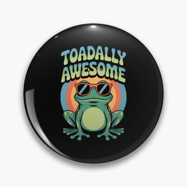 Item preview, Toadally Awesome | Funny frog visual pun design designed and sold by Altered Pixels.
