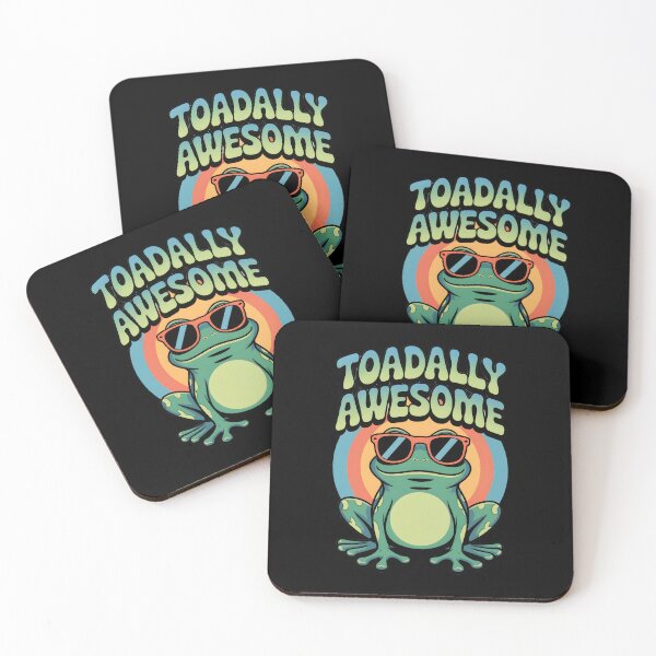 Item preview, Toadally Awesome | Funny frog visual pun design designed and sold by Altered Pixels.