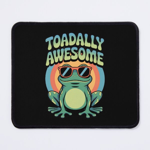 Item preview, Toadally Awesome | Funny frog visual pun design designed and sold by Altered Pixels.