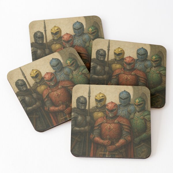 Item preview, Medieval Power Rangers - Fantasy Knight Warriors Crossover designed and sold by TheoVerse.