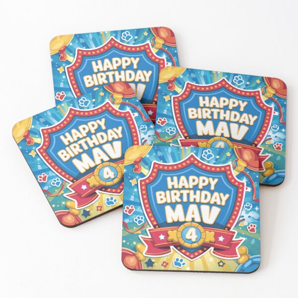 Item preview, Mav’s 4th Birthday designed and sold by whatifsticks.