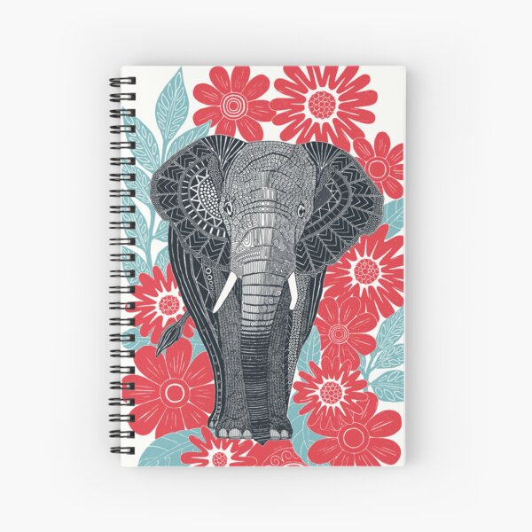 Item preview, folksy elephant red designed and sold by scrummy.