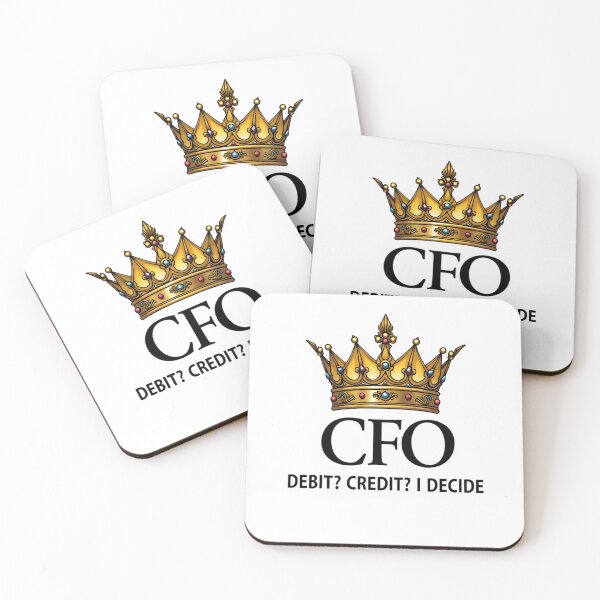 Item preview, CFO Debit Credit I Decide - Funny designed and sold by Anixr.