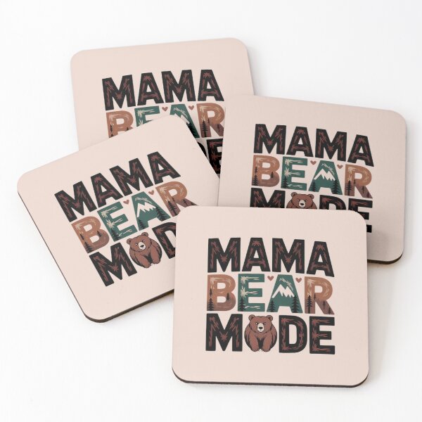 Item preview, Mama Bear Mode – Fierce and Loving Protective Mom Design designed and sold by MarJul.