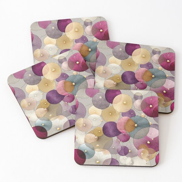 Item preview, Vibrant Organic Circle Pattern with Delicate Linework designed and sold by Moisky Patterns.